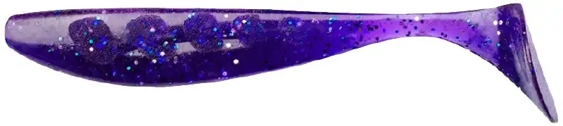Силікон FishUP Wizzle Shad 3" #060 - Dark Violet/Peacock & Silver (8шт/уп)