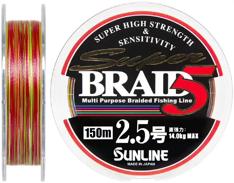 Шнур Sunline Super Braid 5 150m #2.5/0.25mm 14.0kg