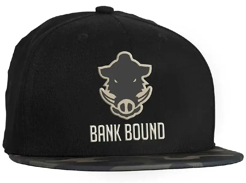 Кепка Prologic Bank Bound Flat Bill Black Cap/Camo