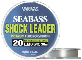 Флюорокарбон Varivas Sea Bass Fluro Shock Leader 30m 25LB 0.435mm