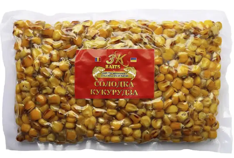 Зернова суміш 3KBaits Солодка кукурудза (натуральна) 0.4 кг