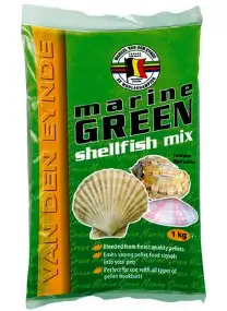 Прикормка Marcel Van Den Eynde Marine Green Shellfish Mix 1kg