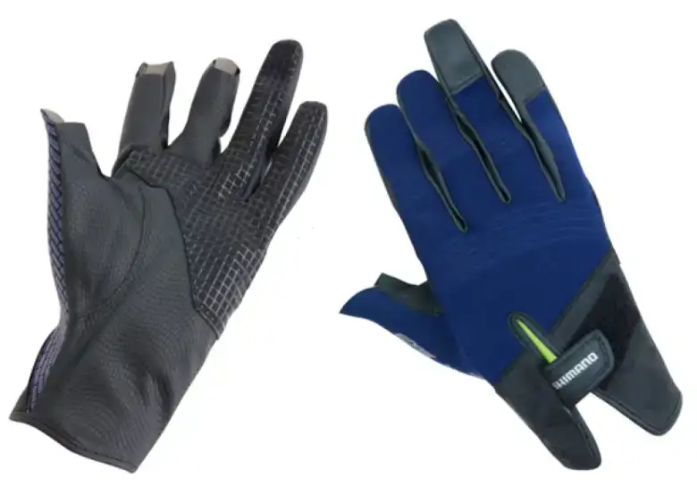Перчатки XEFO Shimano Chloroprene EXS 3 CutLong Glove L Navy