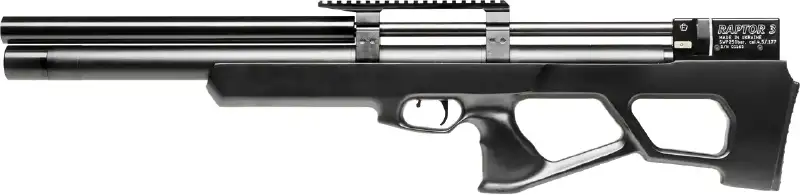 Гвинтівка пневматична Raptor 3 Long PCP кал. 4,5 мм. Колір - чорний (чохол в комплекті)