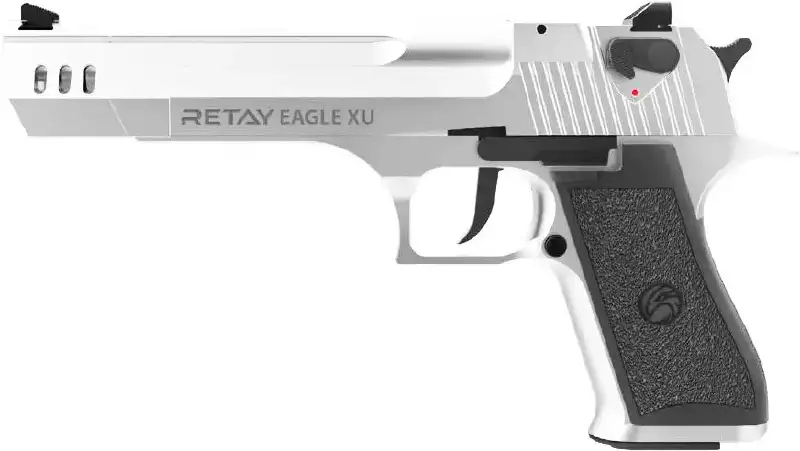 Пистолет стартовый Retay XU кал. 9 мм. Цвет - chrome.