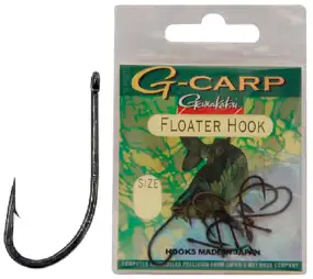 Крючок карповый Gamakatsu G-Carp Floater Hook №02 (10шт/уп) ц:black