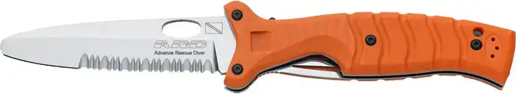 Нож Fox ADVANCE Combat Rescue A.R.D. Orange handle