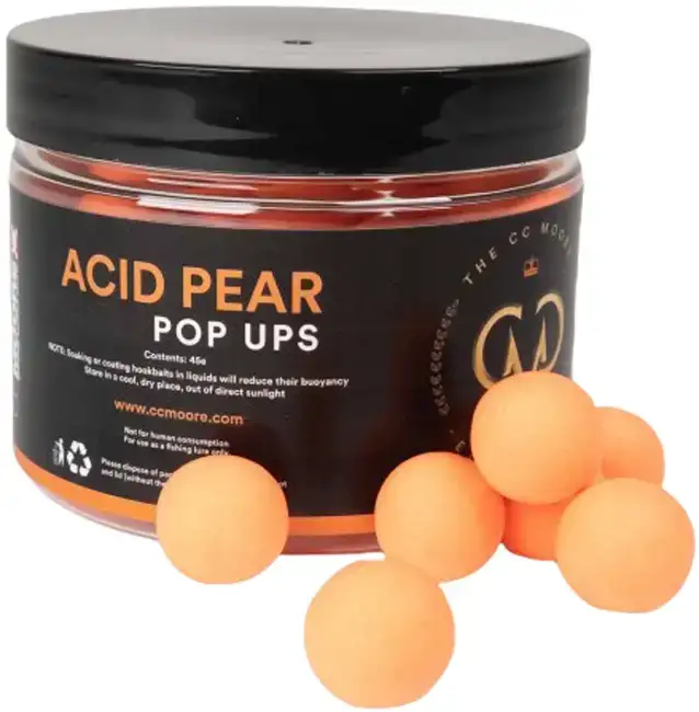 Бойлы CC Moore Acid Pear Pop Ups (Elite Range) 18мм (25шт)