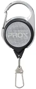 Ретривер Prox Carabiner Pin On Reel ц:серебро