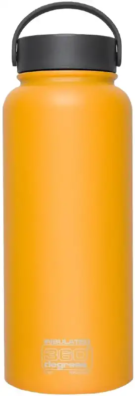 Термопляшка 360° Degrees Wide Mouth Insulated 1l Yellow