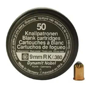 Холостий Патрон револьверний RWS Blank Cartridges кал. 9 мм