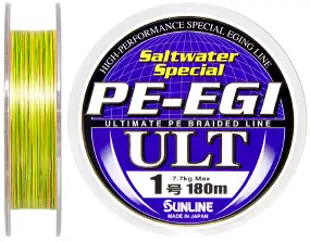 Шнур Sunline PE-EGI ULT 180m #1.0/0.165мм 7.7кг