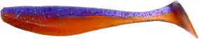 Силікон FishUP Wizzle Shad 3" #207 - Dark Violet/Orange (8шт/уп)