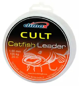 Поводковый материал Climax Cult Catfish Leader 20м (желтый) 1.30мм 135кг