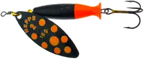 Блесна Mepps Aglia Long Heavy №2 16.0g Black Orange Dots