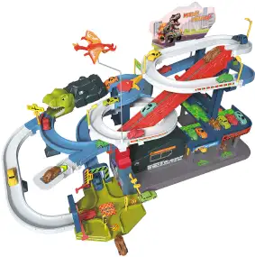 Ігровий набір ZIPP Toys Dino автотрек-міська розв’язка електричний
