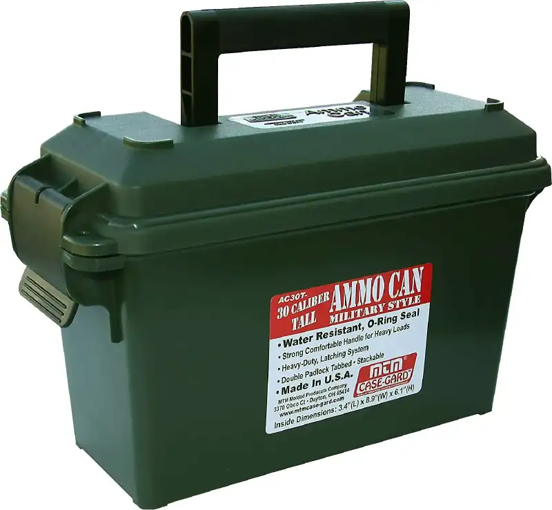 Ящик для патронов MTM AC (12,7х22,6х18,3 см). Цвет - олива 