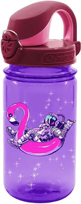 Бутылка Nalgene Kids On-The-Fly Lock-Top Astronaut Bottle 0,35L Purple