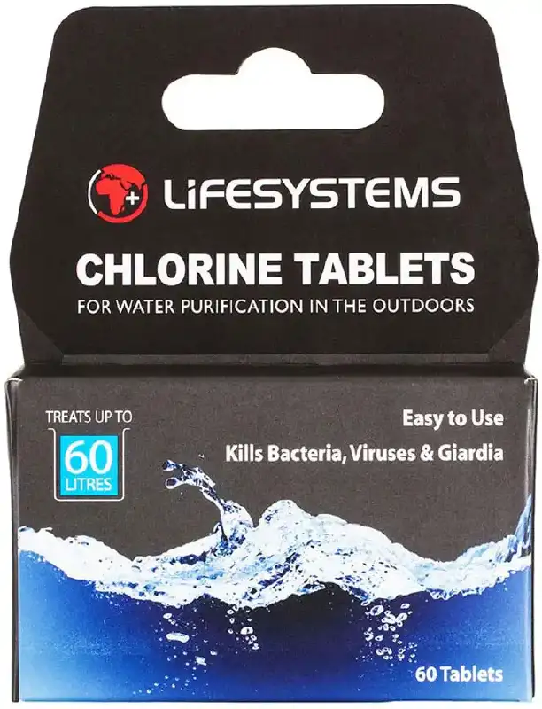 Таблетки для очистки воды Lifesystems Chlorine