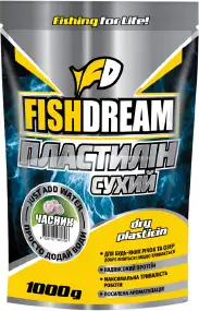 Прикормка Fish Dream Сухий Пластилин Часник 1кг