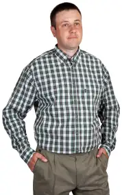 Рубашка Orbis Textil Зеленый