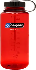 Бутылка Nalgene Wide Mouth Sustain Water Bottle 1L Red