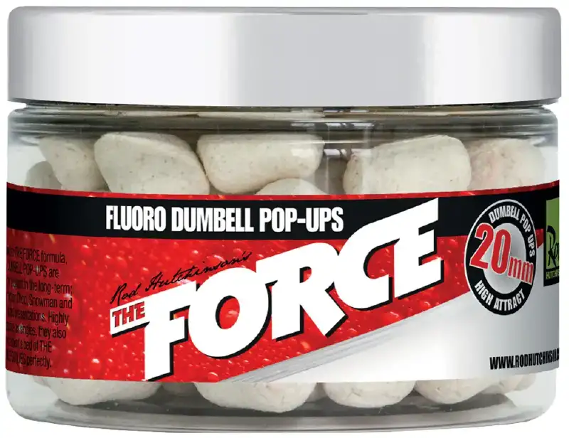 Бойли Rod Hutchinson The Force Fluoro Dumbell Pop Ups 20mm