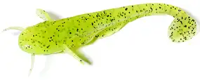 Силикон FishUP Catfish 2" #055 - Chartreuse/Black (10шт/уп)