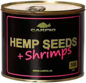 Зернова суміш Carpio HEMP SEEDS+Shrimps 0.5л