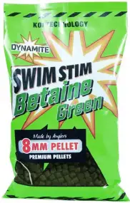 Пеллетс Dynamite Baits Swim Stim Betaine Green Pellets 8mm 900g