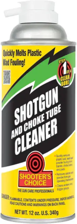 Засіб для чищення гладкоствольних рушниць і чоків Shooters Choice Shotgun And Choke Tube Cleaner. Обсяг - 340 р.