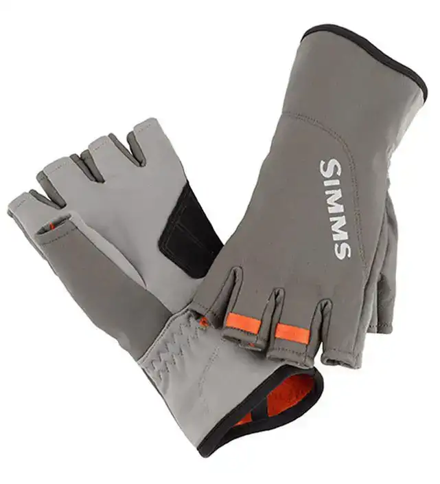 Перчатки Simms ExStream Half Finger Glove S Dark Gunmetal