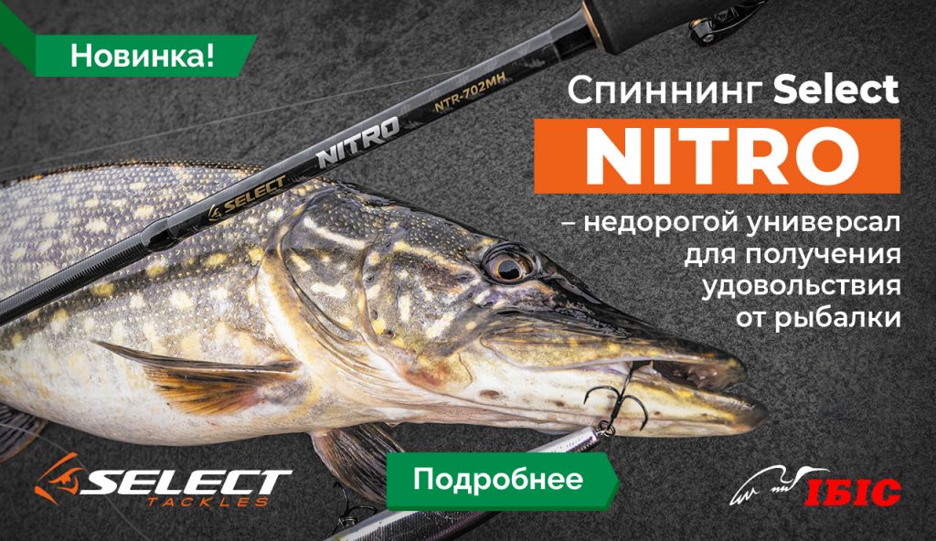 Спиннинг Select Nitro – недорогой универсал для получения удовольствия от  рыбалки